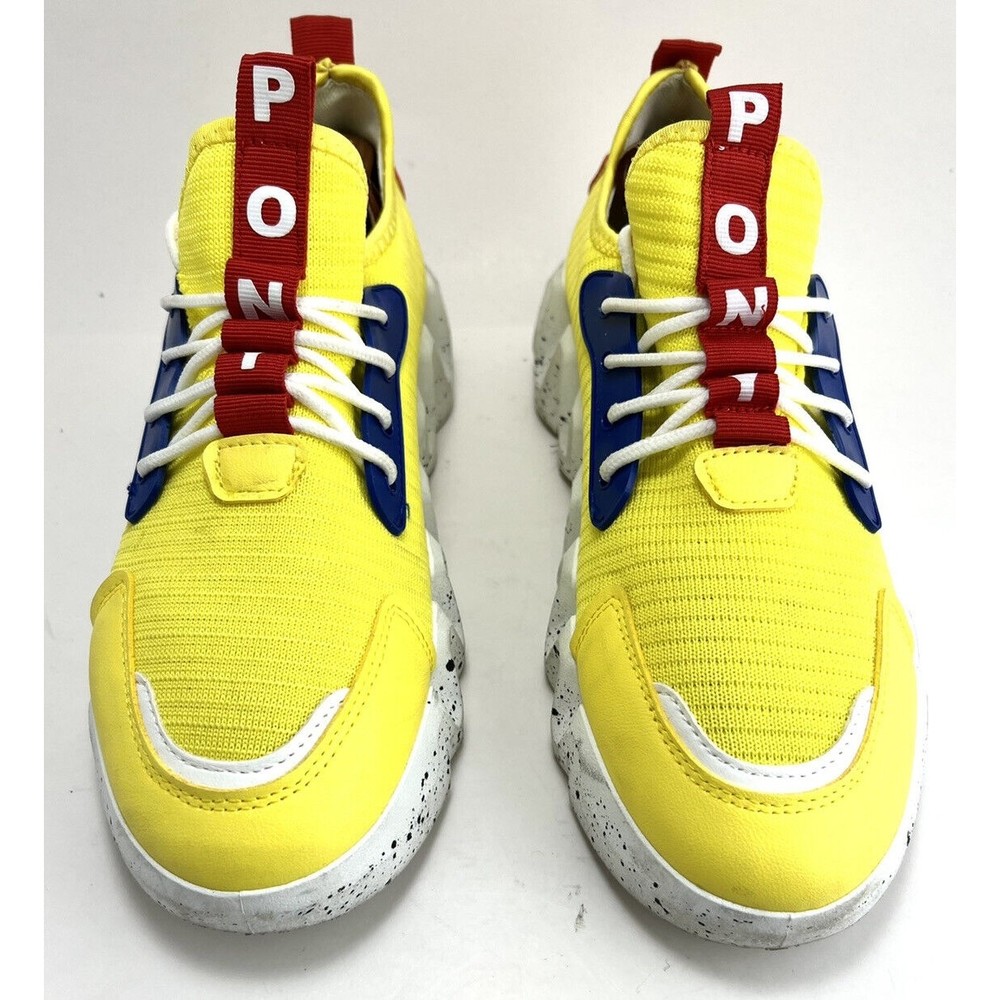 Pony Zig Tech Mars Yellow Lace Up Women’s Sneakers PP Mars2 Size 10 - Picture 3 of 10